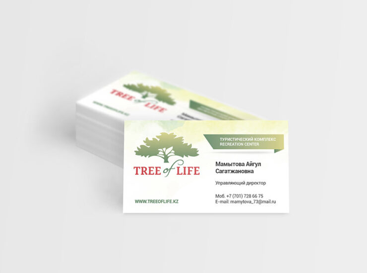 Разработка полиграфии для Tree of Life