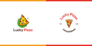 Разработаный дизайн пицерии "Lucky Pizza"