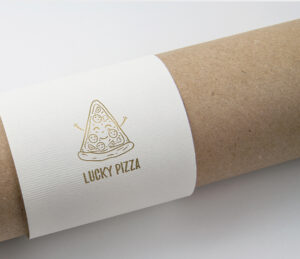 Разработаный дизайн пицерии "Lucky Pizza"