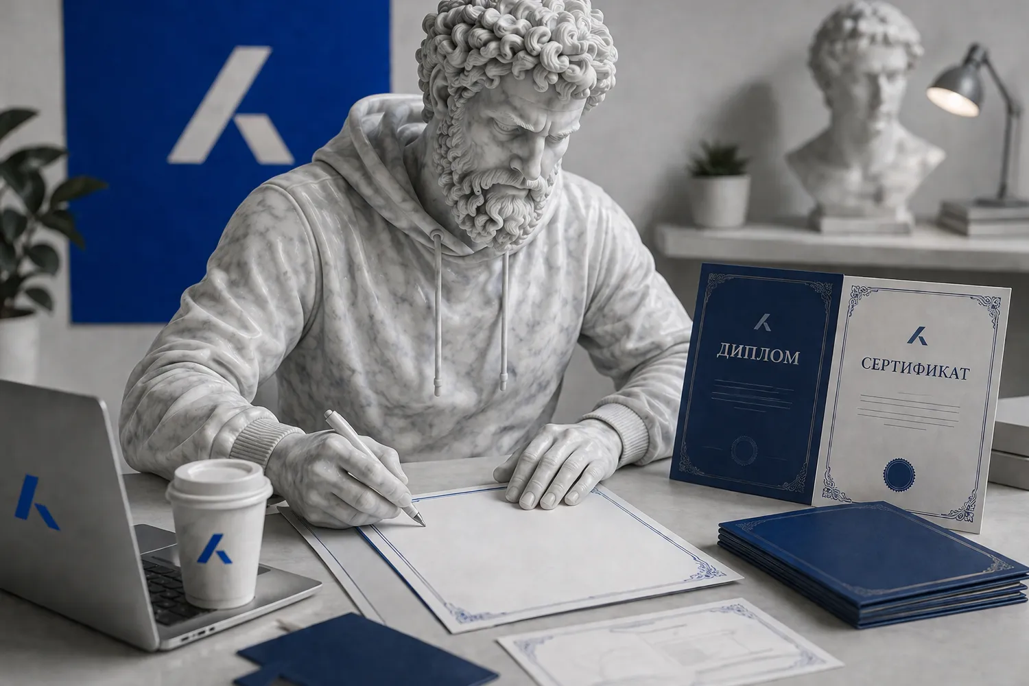 Дизайн дипла и сертификата Актау и Казахстан