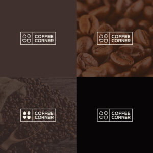 Разработанный дизайн логотипа Corner Coffee | г.Актау