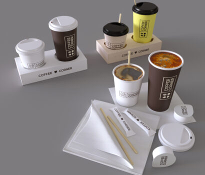 Дизайн для кофейни Corner Coffee