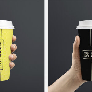 Дизайн на стаканчики для кофейни Corner Coffee