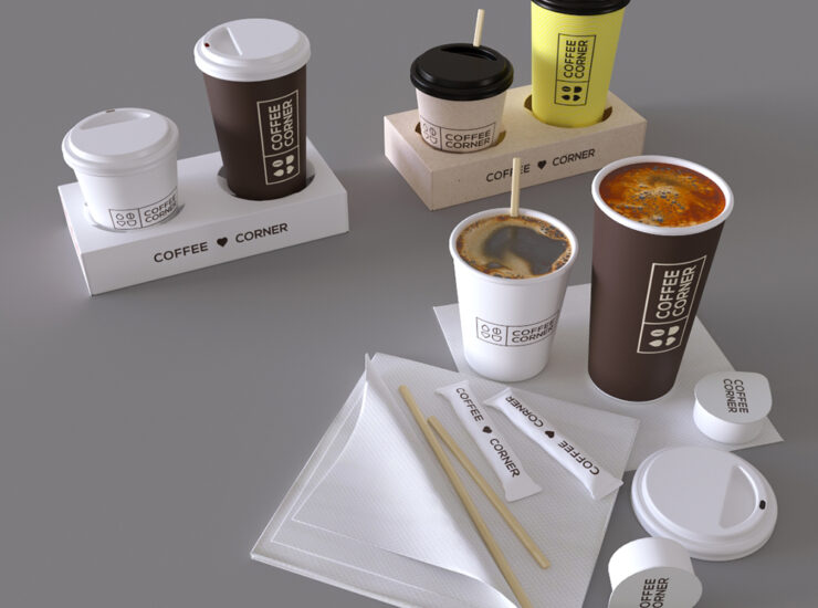 Дизайн для кофейни Corner Coffee