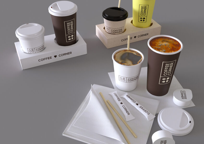 Дизайн для кофейни Corner Coffee