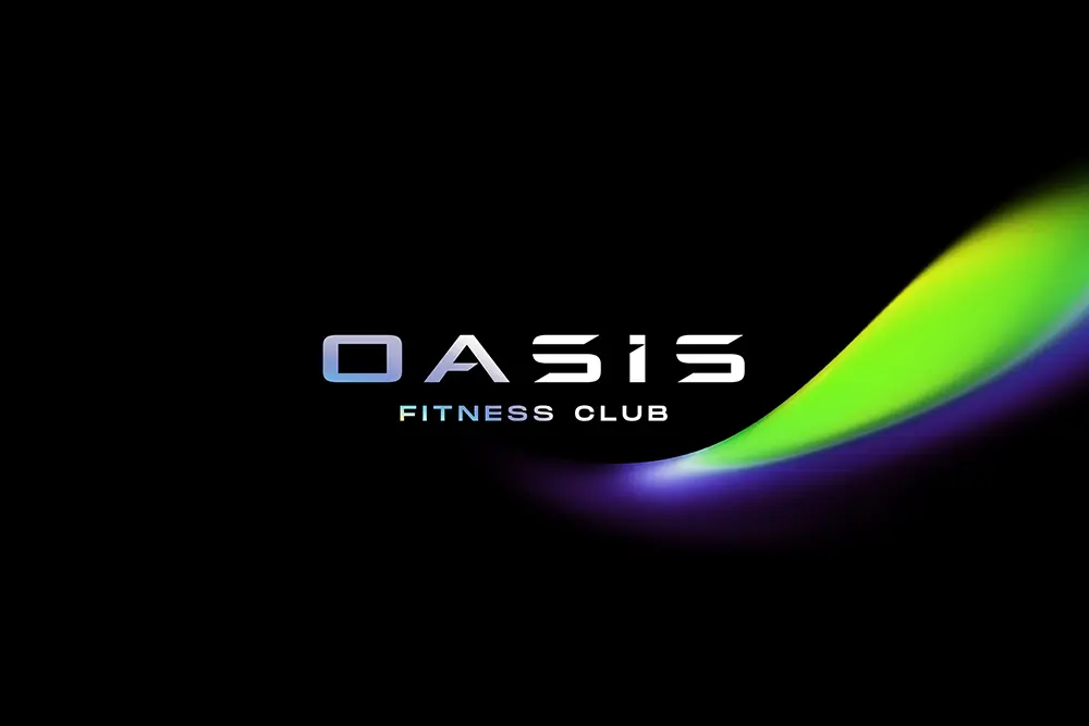 логотип фитнес-клуба OASIS