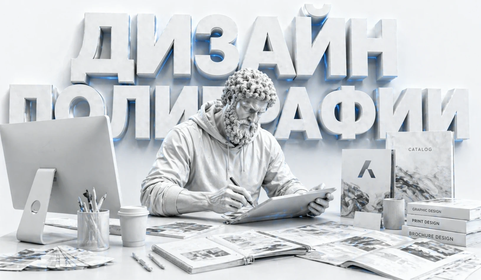 Дизайн печатных материалов и брендированной продукции