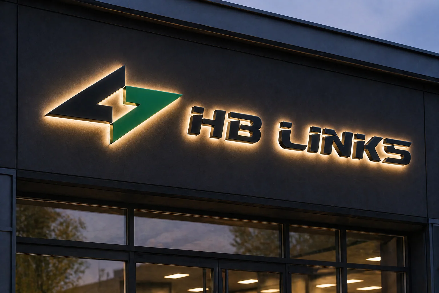 Вывеска дизайн для инженерной компании HB LINKS