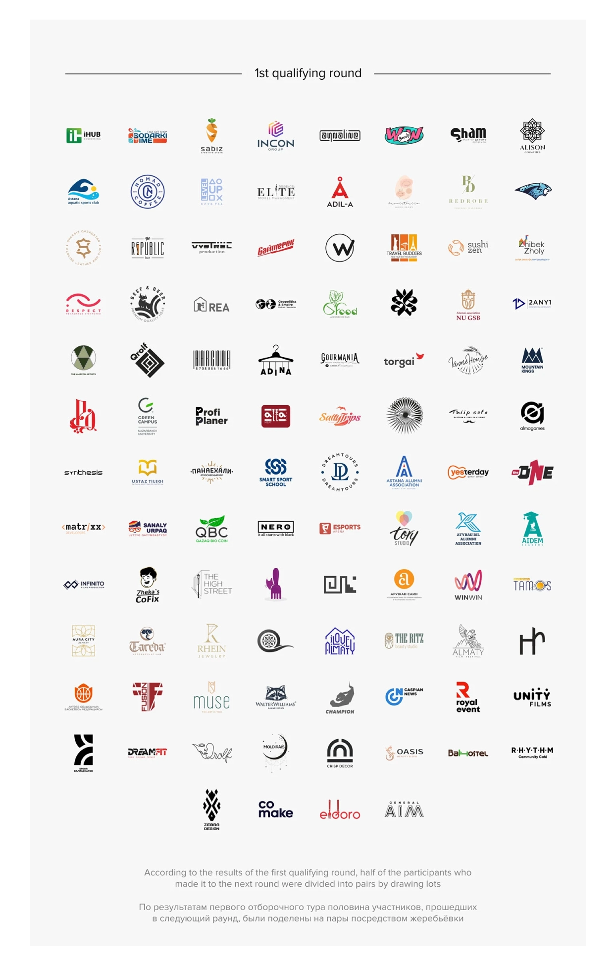 логотип Infinito для команды киноделов Астана дизайн логотипа Logo League Казахстан