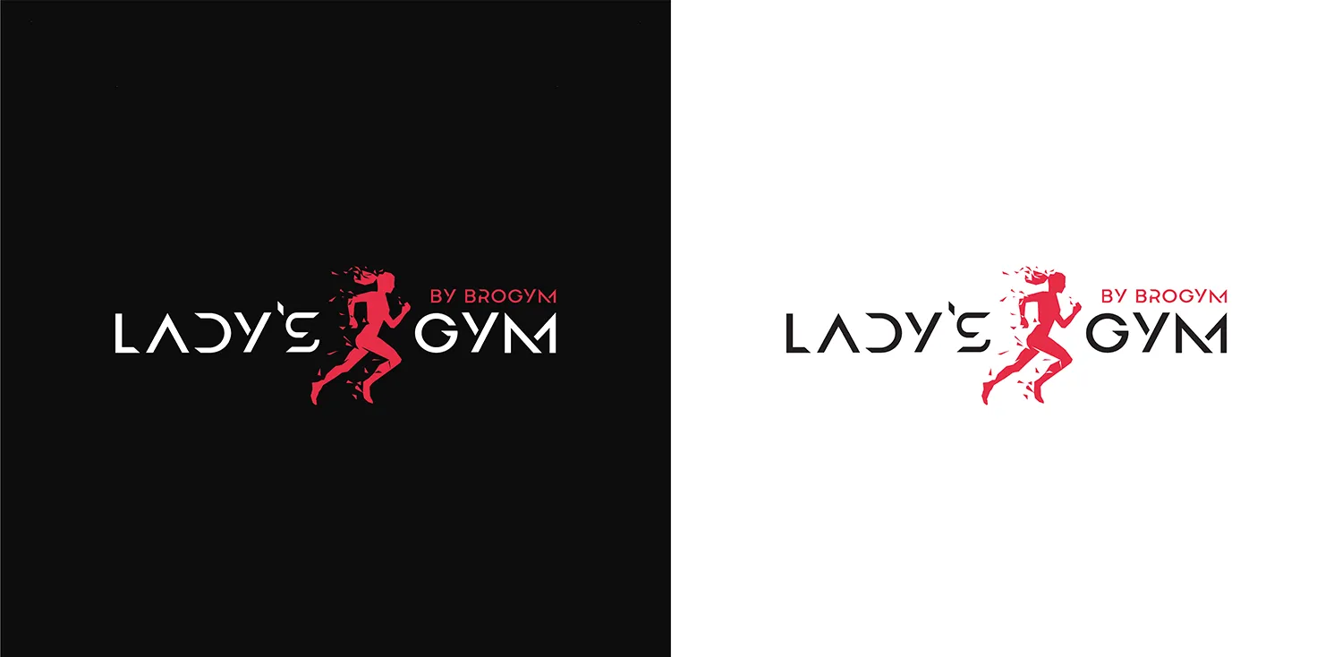 Разработали логотип для Lady’s Gym by BroGym — динамичный, современный и с акцентом на энергию движения.