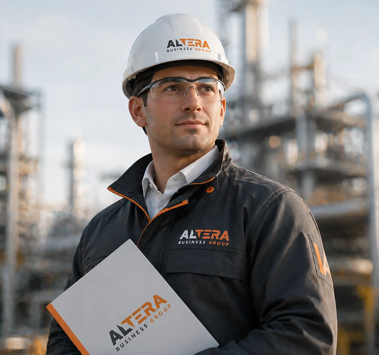 Созданный логотип Altera для промышленной компании в Актау