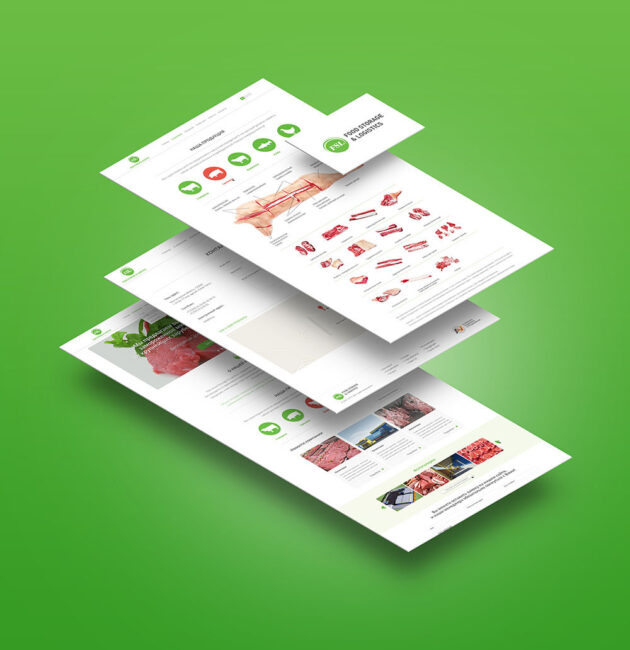 Дизайн сайта для Food Storage & Logistics
