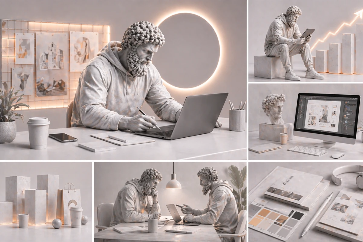 Услуги дизайнера на аутсорсе в Актау | Дизайн для бизнеса без найма