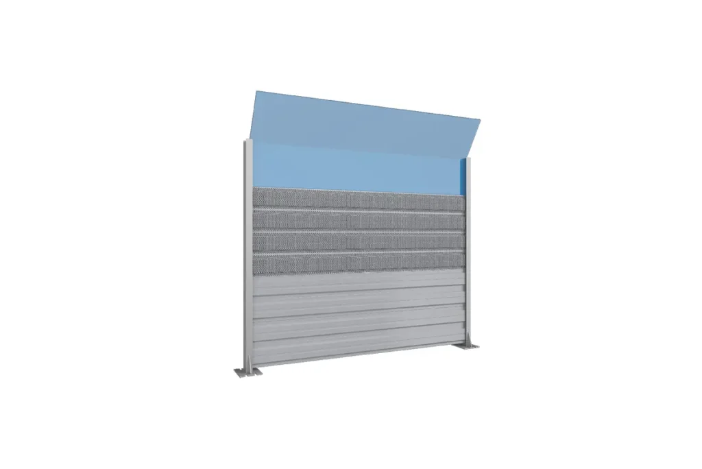 Анимация шумозащитного экрана