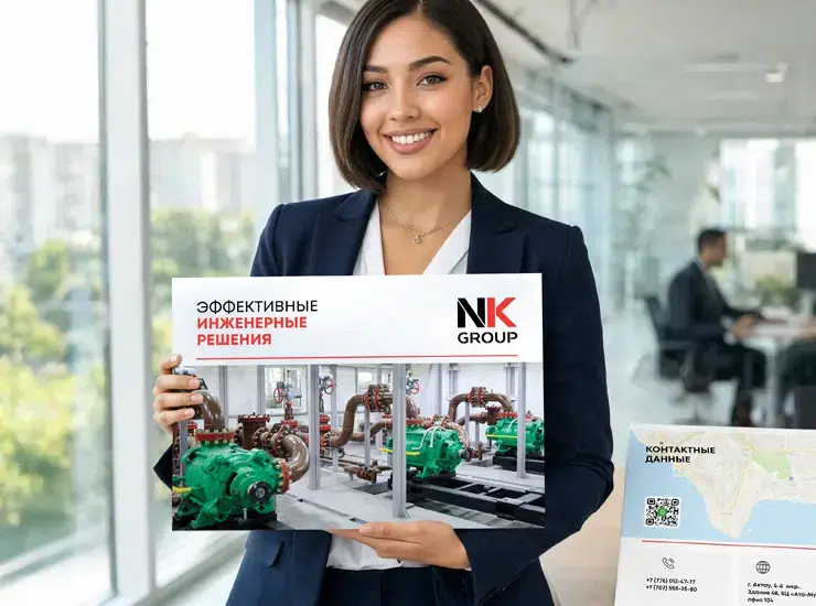 Дизайн презентации для NK GROUP AKTAU