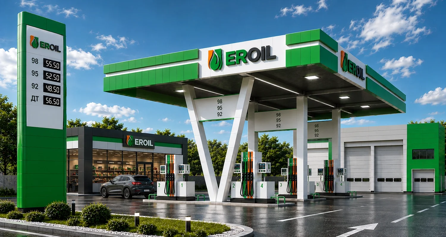 3D визуализация заправки EROIL