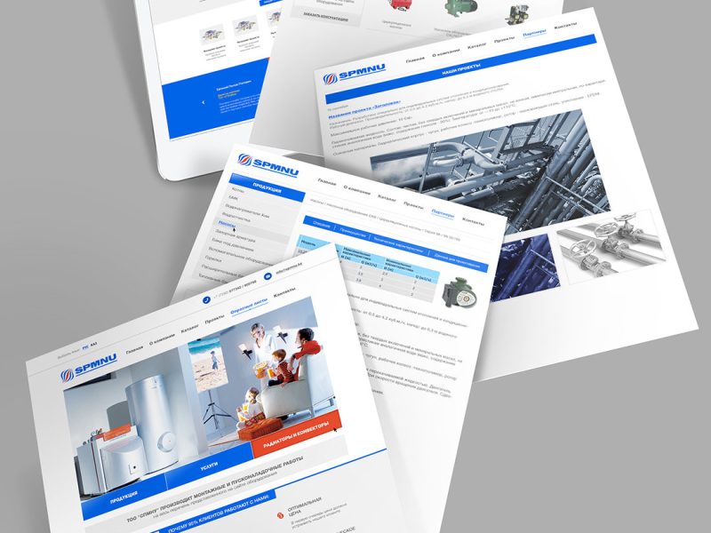 Дизайн сайта СПМНУ