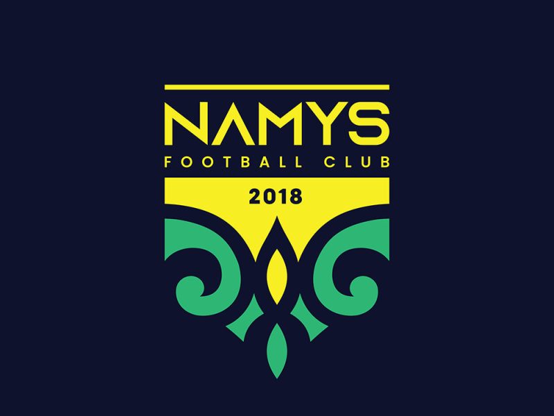 Разработанный дизайн футбольного клуба Namys из Актау