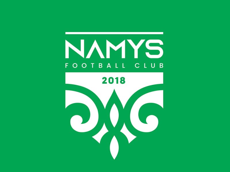 Разработанный дизайн футбольного клуба Namys из Актау