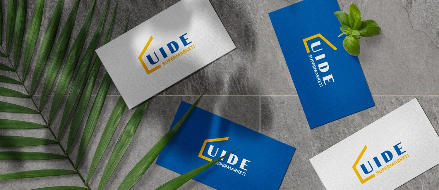 Визитки фирменного стиля uide