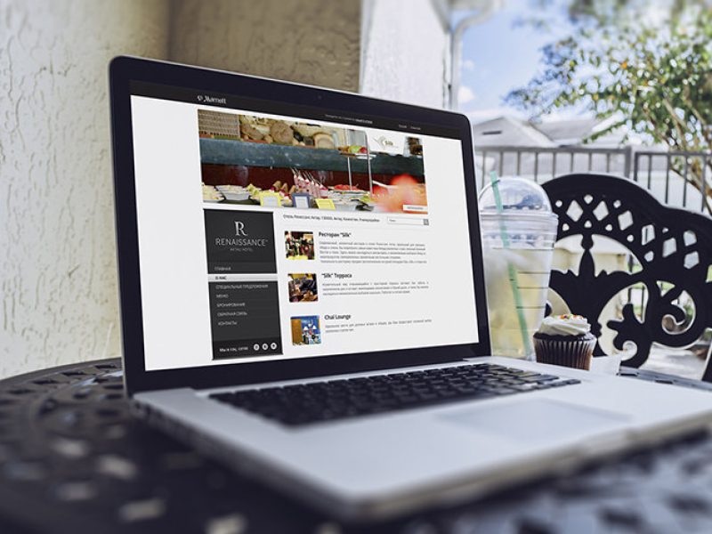 Веб-дизайн сайта для отеля «Renesanse»